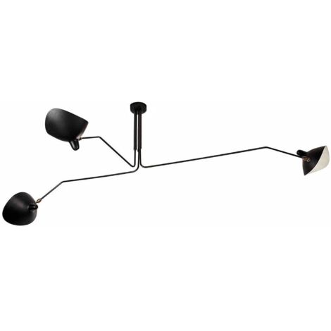 Pendant Lamp TOOLIGHT APP569-3C 3-arm Black 3-light points E27 150x150x60cm
