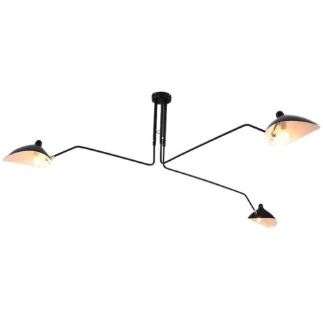 Pendant Lamp TOOLIGHT APP569-3C 3-arm Black 3-light points E27 150x150x60cm