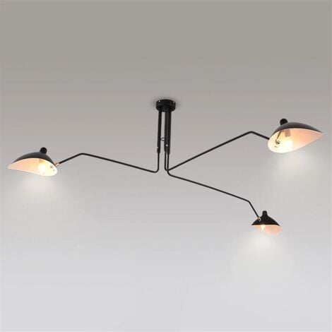 Pendant Lamp TOOLIGHT APP569-3C 3-arm Black 3-light points E27 150x150x60cm