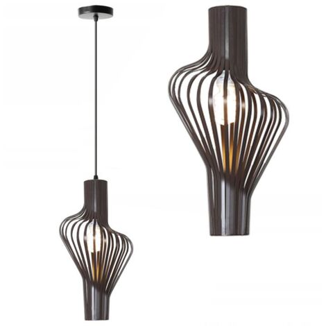 Pendant Lamp TOOLIGHT APP484-1CP Geometric Black 1-light point E27 28x28x53,5cm
