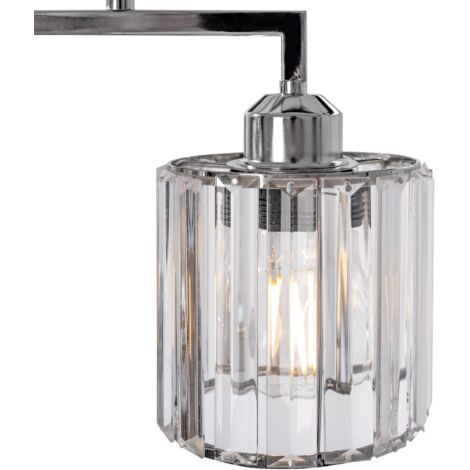 Pendant Lamp TOOLIGHT 392228 Glamour Chrome 3-light points E27