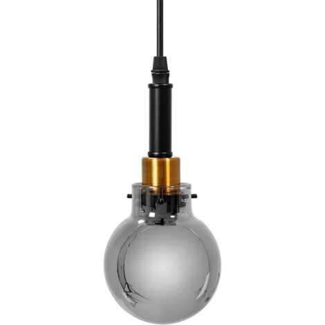 Pendant Lamp TOOLIGHT APP1126-5CP Black Gold Metal E14 5-light points