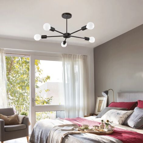 Pendant Lamp TOOLIGHT APP1024-5CP SPIDER 5 Black 5-light points E27 52x52x25cm