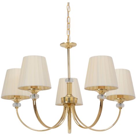 Pendant Lamp TOOLIGHT APP1014-5CP Cristal 5-light points E14 15x68x43cm
