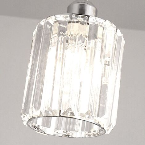Pendant Lamp TOOLIGHT APP508-1CP Cristal Chrome 1-light point E27 13x13x12-102cm