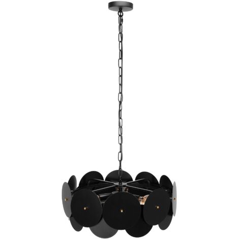 Pendant Lamp TOOLIGHT APP1307-CP Black E27