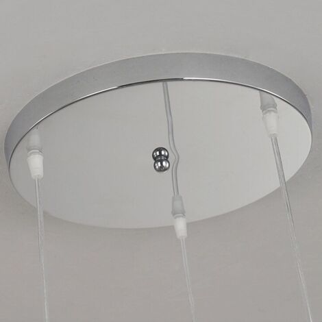 Pendant Lamp TOOLIGHT APP510-3CPR Cristal Chrome 3-light points E27 13x30x12-82cm
