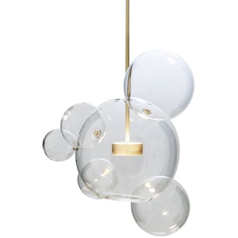 Pendant LED Lamp TOOLIGHT APP650-CP Gold Metal Glass Balls