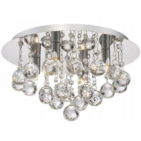 Ceiling Lamp Chandelier TOOLIGHT APP403-C Cristal Glamour 4-light points G9 25x25x16,5Cm
