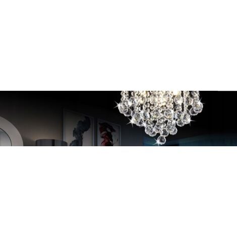 Ceiling Lamp Chandelier TOOLIGHT APP403-C Cristal Glamour 4-light points G9 25x25x16,5Cm