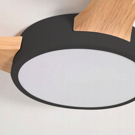 Ceiling LED Lamp Chandelier TOOLIGHT APP525-8C Black + Remote Control 8-light points 55x95Cm