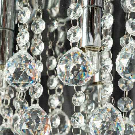 Ceiling Lamp Chandelier TOOLIGHT APP404-C Cristal 3-light points G9 25x25x16,5Cm