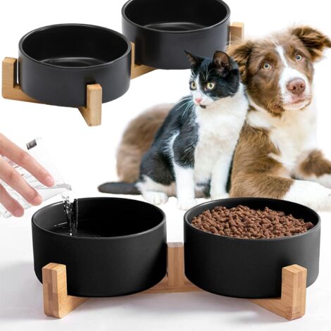 Cat / Dog / Pet Food and Water Bowl TUTUMI 331579 Black (1/5)