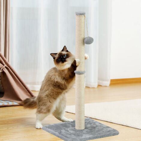 Cat Scratching Post Tree TUTUMI 331687 Grey 74cm