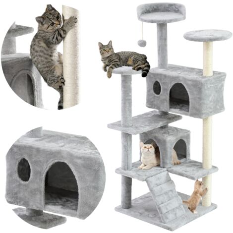 Cat Scratching Post Tree TUTUMI 351650A Grey 130cm