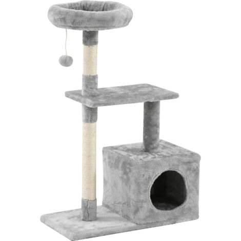 Cat Scratching Post Tree TUTUMI 331668 Grey 85cm