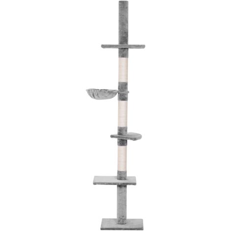 Cat Scratching Post Tree TUTUMI 331669 Grey 260cm