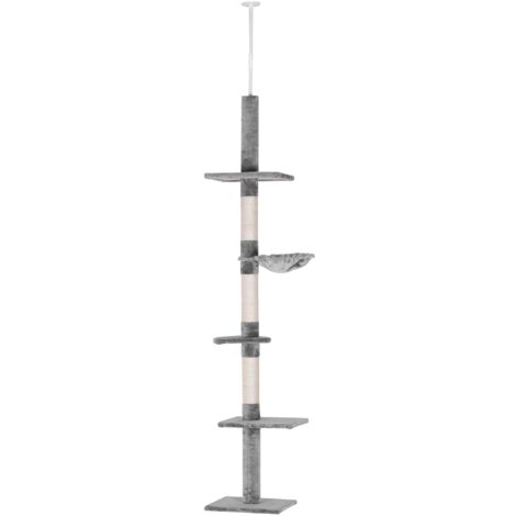 Cat Scratching Post Tree TUTUMI 331669 Grey 260cm