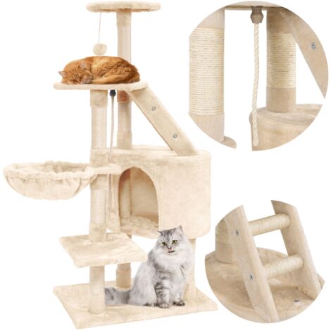 Cat Scratching Post Tree TUTUMI 380528 XXL Beige 120cm