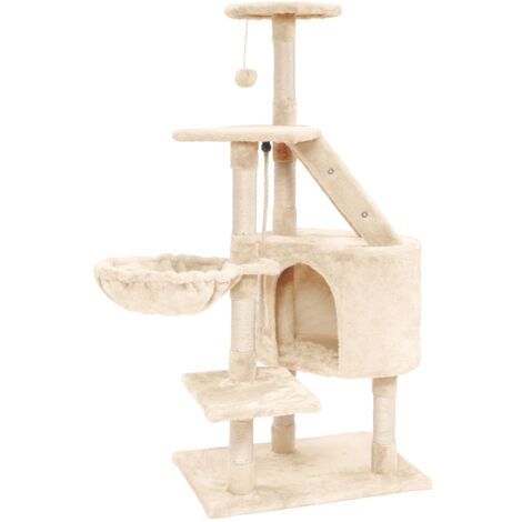 Cat Scratching Post Tree TUTUMI 380528 XXL Beige 120cm