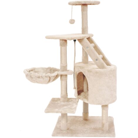 Cat Scratching Post Tree TUTUMI 380528 XXL Beige 120cm