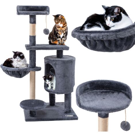 Cat Scratching Post Tree TUTUMI PJ-043 Grey 105cm