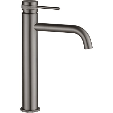 Bathroom faucet Rea Lungo Grip Gun Grey high (1/5)