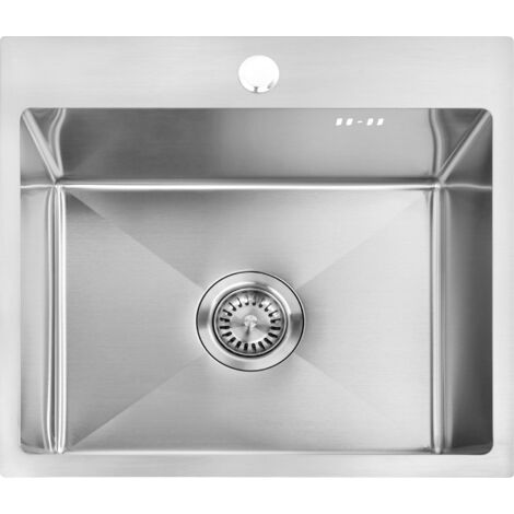 KITCHEN SINK REA LEO 50 BRUSH NICKEL