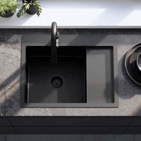 KITCHEN SINK REA FIN BLACK