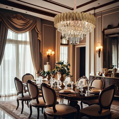 CEILING LAMP CHANDELIER TOOLIGHT G060-CP 60CM GOLD