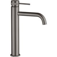 Bathroom faucet Rea Lungo Grip Gun Grey high