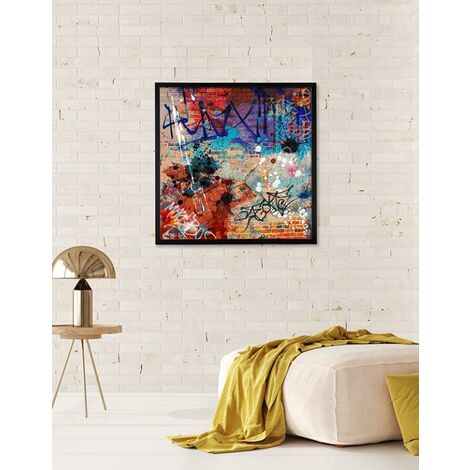 Toile canevas - Graffiti Street art Multicolore