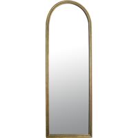 Miroir fenêtre en métal doré 170x60cm