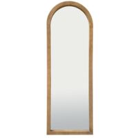 Miroir arche en bois clair 60x170cm