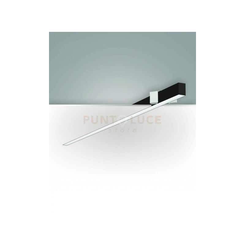 MILLET PROFILO INCASSO RASO NERO NW PRISMATIC DIMMERABILE DALI IP40 MT ...