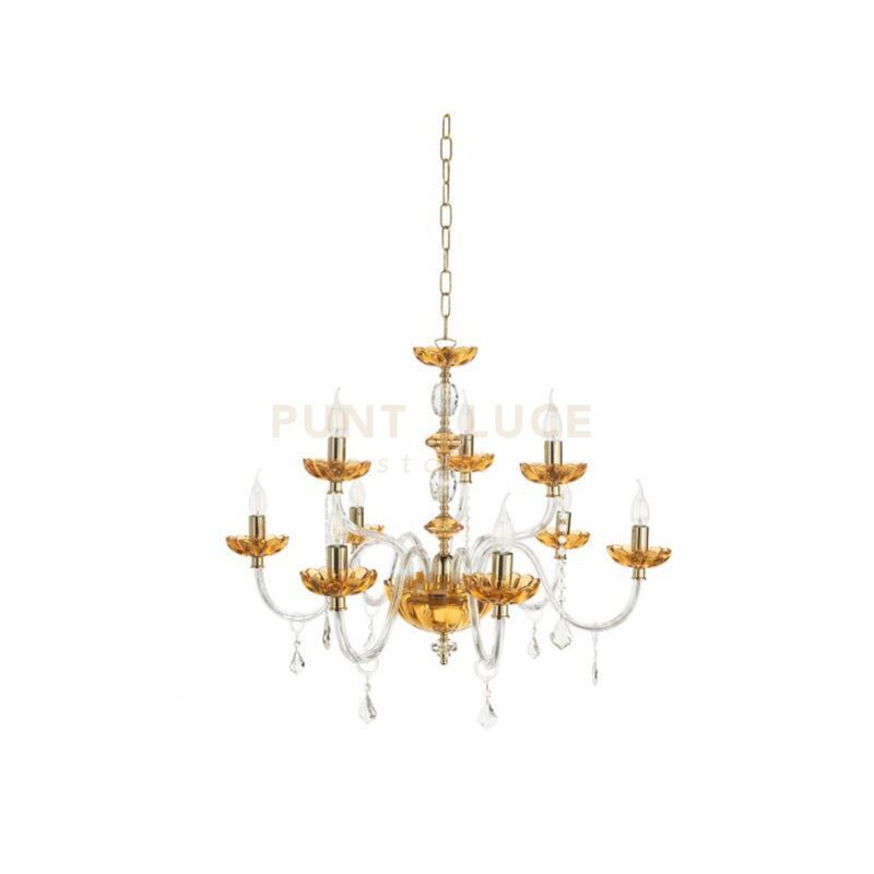 Globe-Warehouse Catena Luci Effetto Fiamma E14 - 10 Lampadine, 360 Cm + 150 Cm, Per Interni/Esterni - Nero