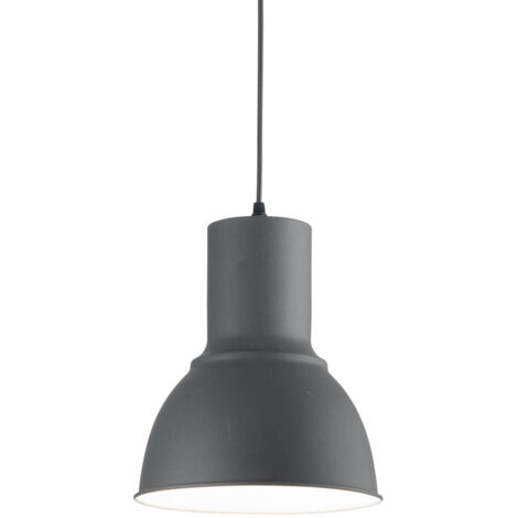 BREEZE LAMPADARIO A SOSPENSIONE D.23,5CM  GRIGIO SCURO 1 LUCE ATTACCO E27 (1/3)