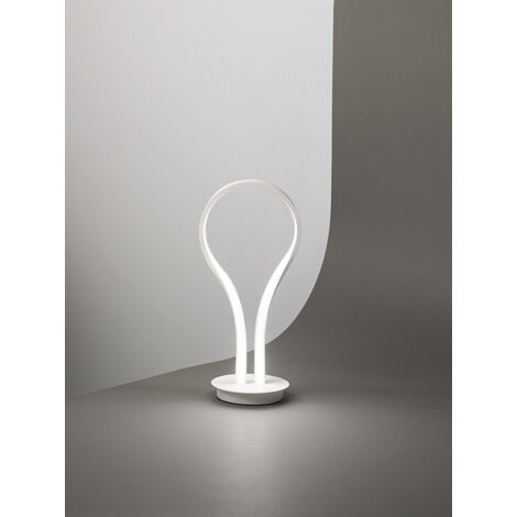 Lampada blossom da tavolo in metallo colore bianco LED 13W 1040LM 3000K (1/2)