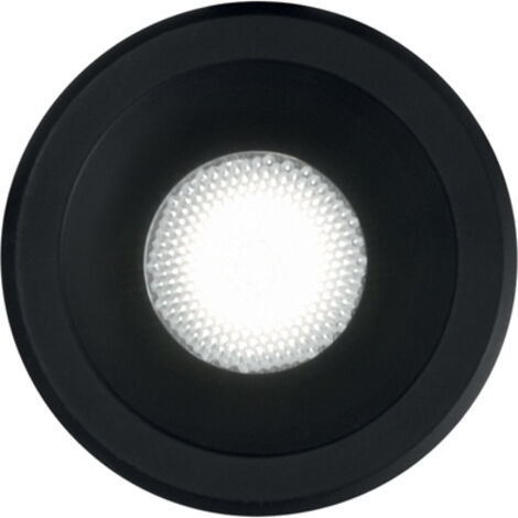 VIRUS FARETTO DA INCASSO LED SMD OSRAM 3 W 20° 210 lm 3000 K NERO IN ALLUMINIO CRI 90 D.4CM