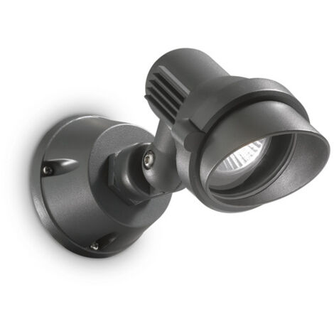 TERRA APPLIQUE DA ESTERNO ANTRACITE 1 LUCE ATTACCO GU10 10X25CM IP65 (1/4)