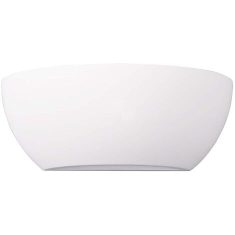 ROMA APPLIQUE IN GESSO BI-EMISSIONE L.24,5CM 1 LUCE ATTACCO E14 (1/5)