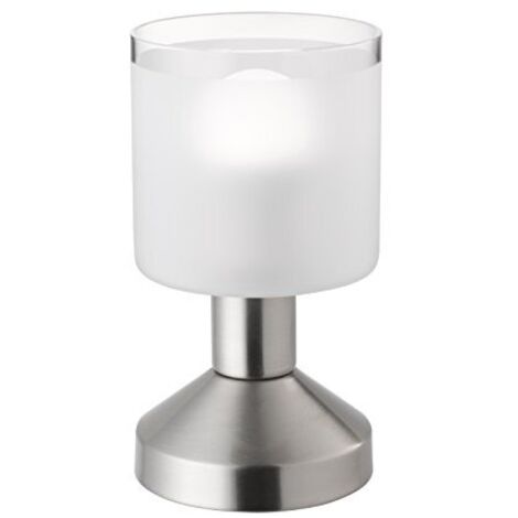 Elstead Provence - Lampada da tavolo 1 luce nichel lucido, E14