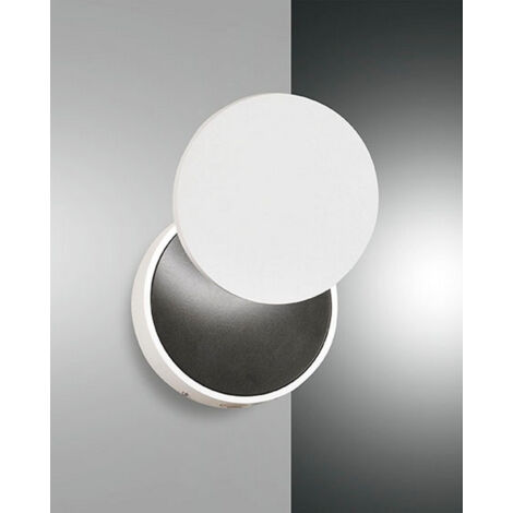 ARA  APPLIQUE BIANCAA LED 2 LUCI 3000K 715 + 270LM 8W + 4W ORIENTABILE E DIMMERABILE (1/2)
