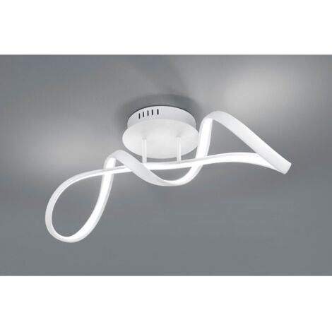 PERUGIA PLAFONIERA LED  28W 3400lm, 4000 CROMO CON DIMMERAZIONE AD INTERRUTTORE L.60CM (1/5)