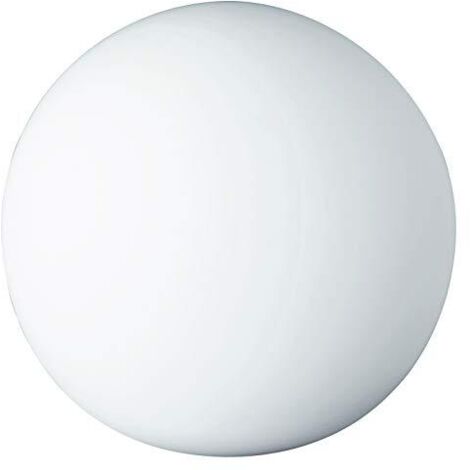 PINGPONG LAMPADA SFERA VETRO BIANCA D.20CM 1 LUCE ATTACCO E27 (1/4)