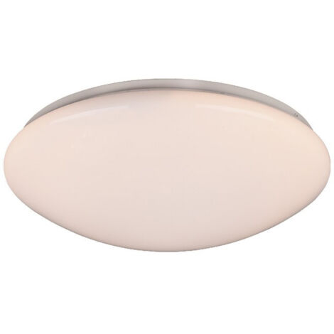 Plafoniera LED, plastica, bianco, 38x10,5x38 cm, Lukida (1/5)