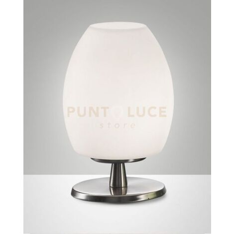 MILADY LAMPADA DA TAVOLO ATTACCO G9 LAMPADINA INCLUSA COLORE NICHEL Satinato Dimmerabile D6cm 26627692
