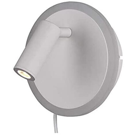 JORDAN APPLIQUE LED 2W 200lm, 3000K- 5W550lm, 3000K BIANCA DOPPIA ILLUMINAZIONE CON ACCENSIONE SEPARATA D. 15CM (1/4)