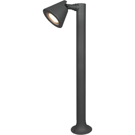 Lampione Palo Esterno da Giardino Antracite IP44 H 60 cm Kaveri GD Trio