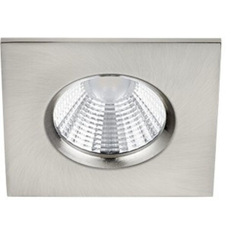 Faretto da Incasso Led Interno Soffitto Quadrato Acciaio 8,5x8,5 Zagros GD Trio (1/3)